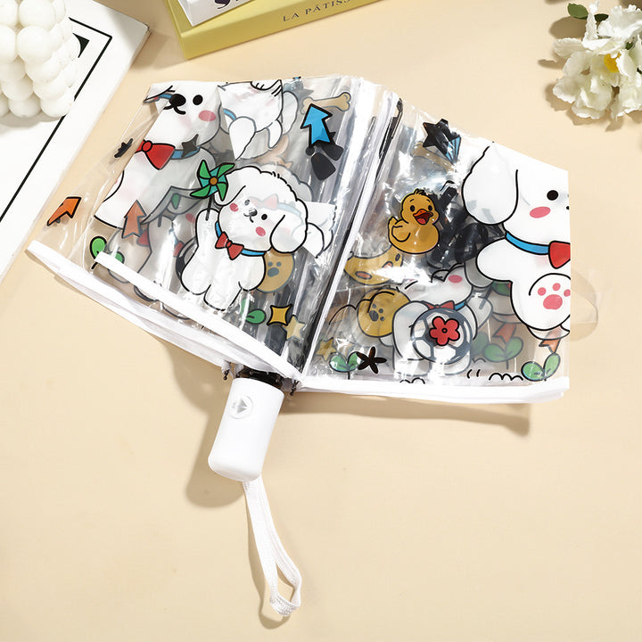 Women Pet Motif Umbrella Kalsten