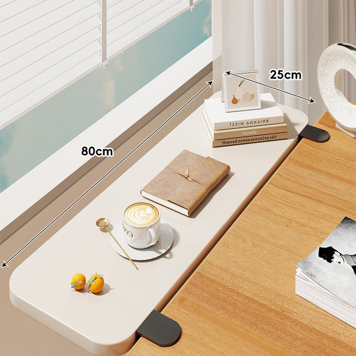 Clamp-On Window Sill Desk Extension Shelf