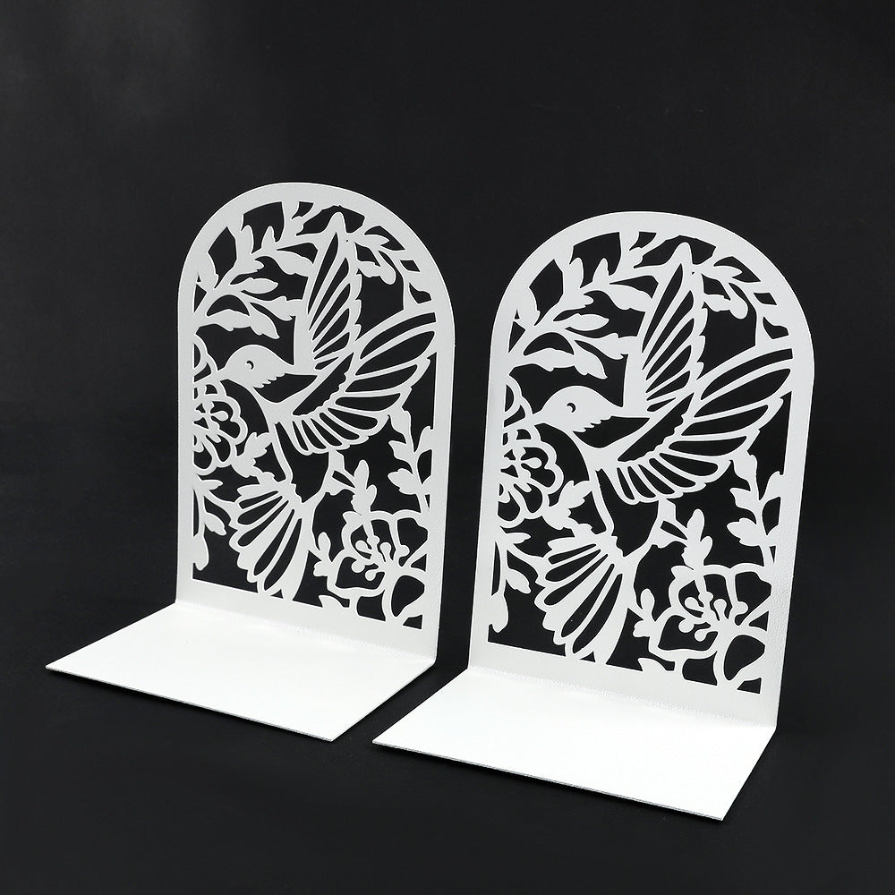 Decorative Metal Hummingbird Bookends