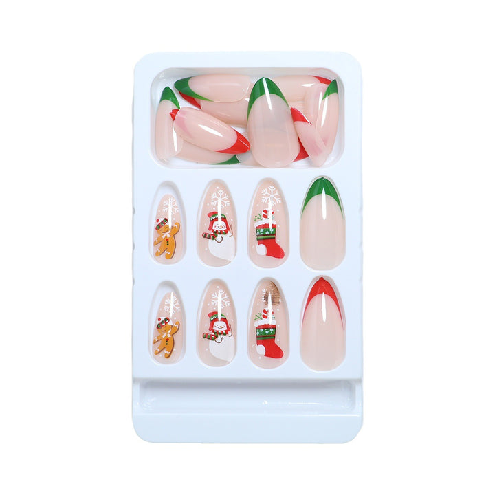Artistic Glitter Press-On Nail Set Kalsten