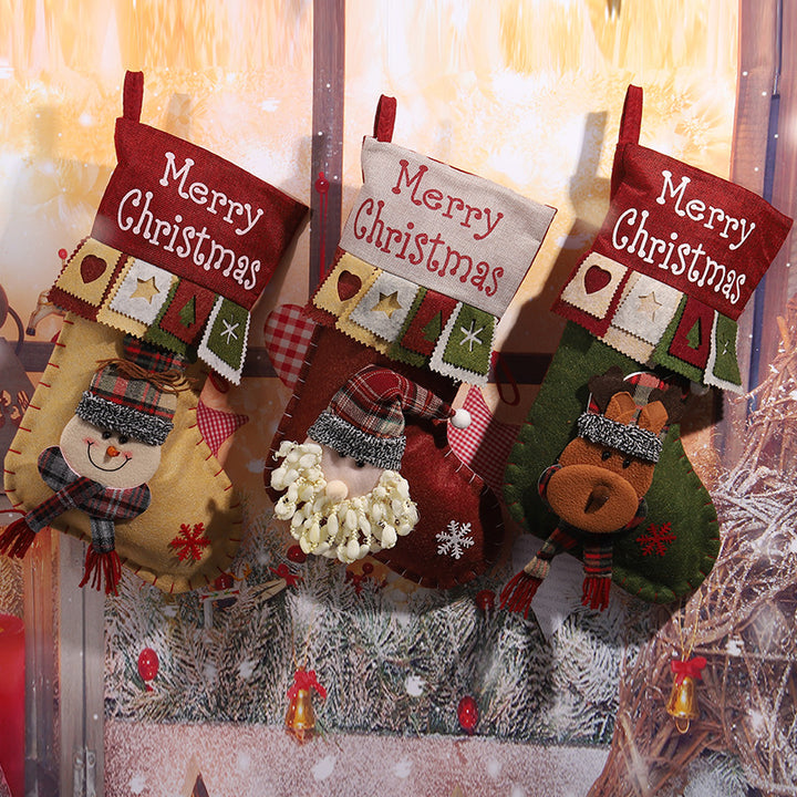 Cute Christmas stocking with reindeer motif Kalsten