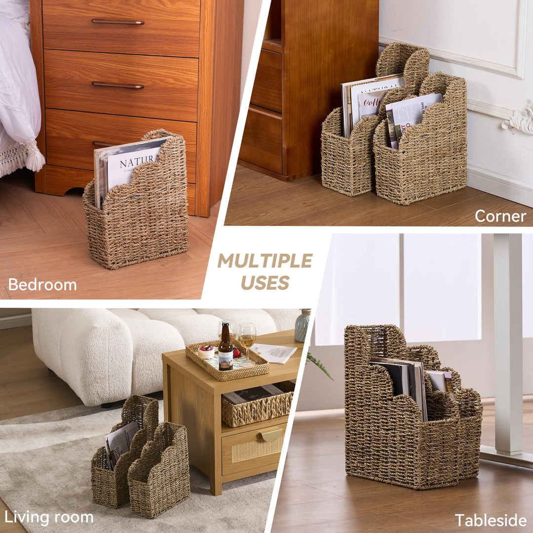 Decorative Macrame Storage Basket Kalsten