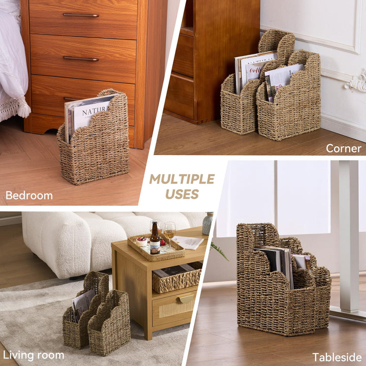 Decorative Macrame Storage Basket Kalsten