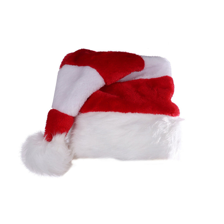 Festive Christmas hat with plush trim