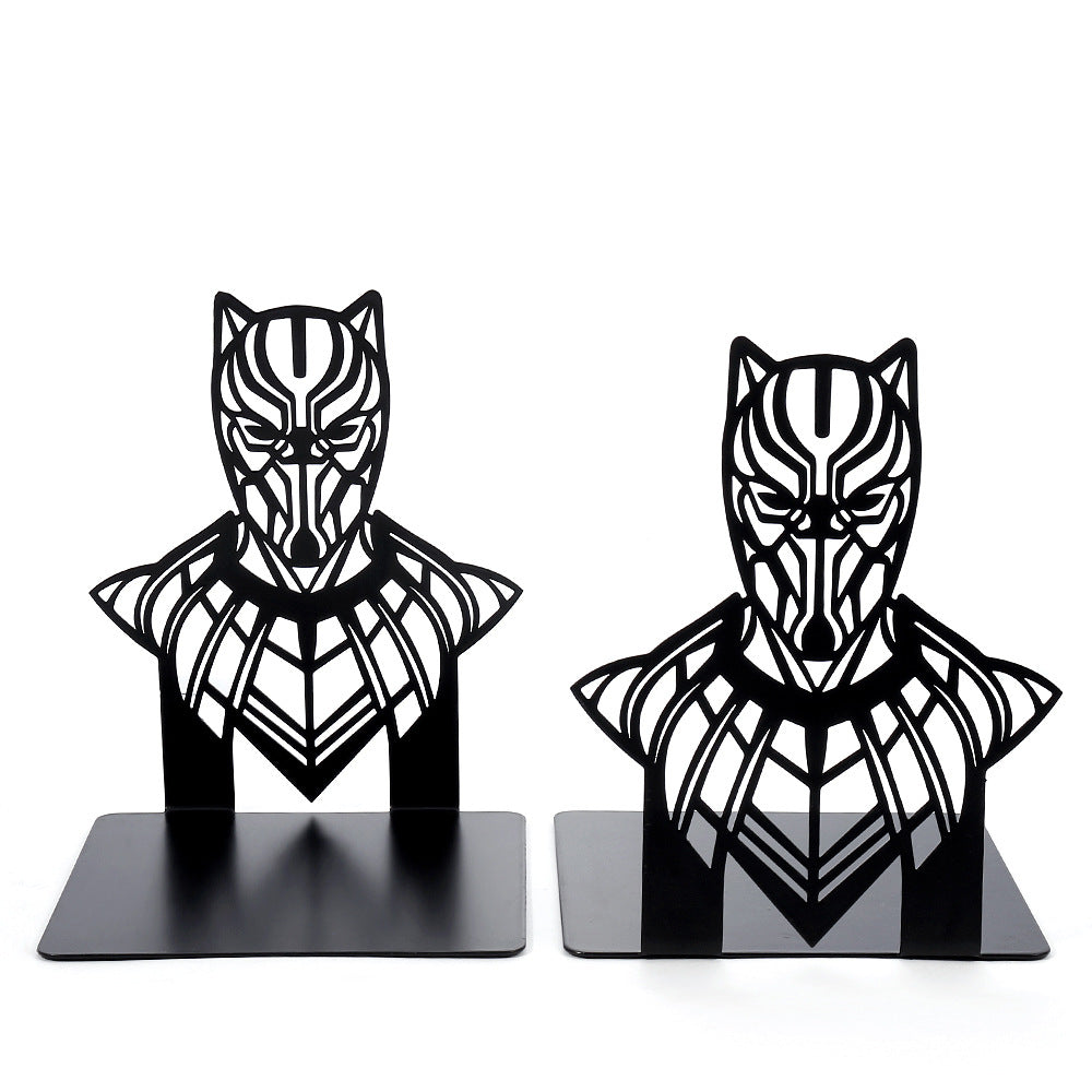 Artistic Skull-Themed Bookends