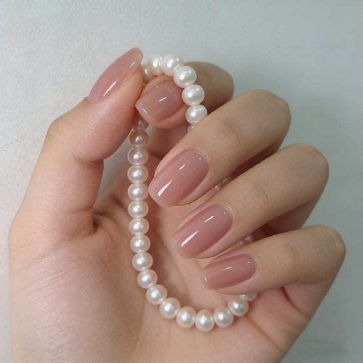 Artistic Heart-Embellished Press-On Nails Kalsten