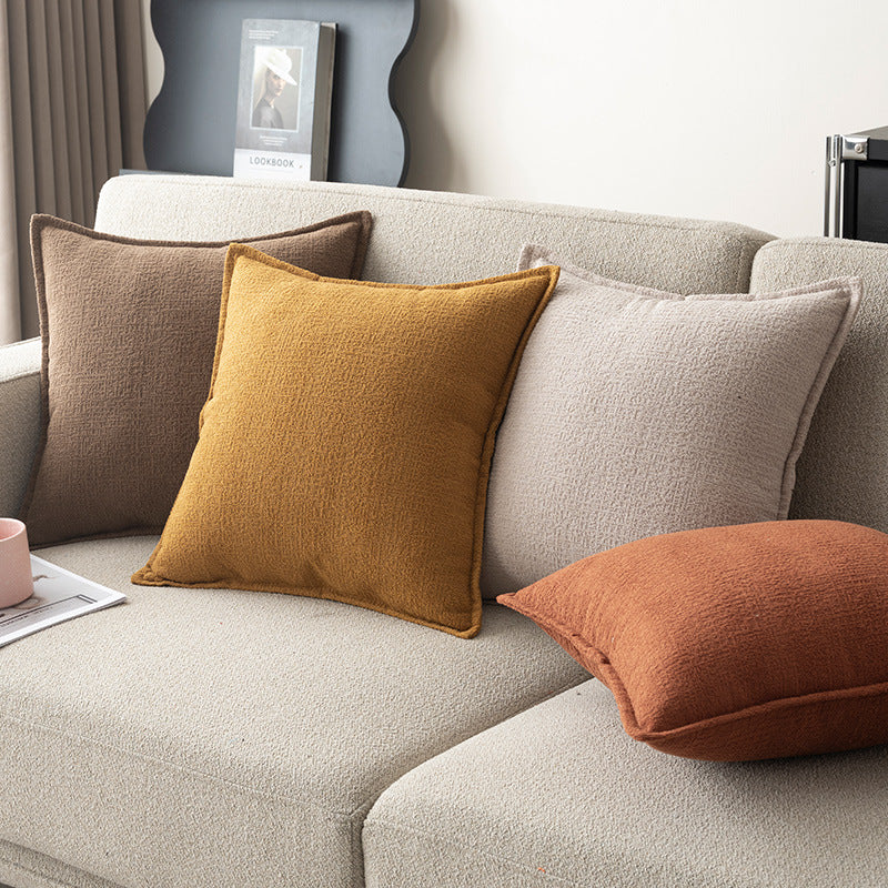 Textured Crocheted Decorative Cushion