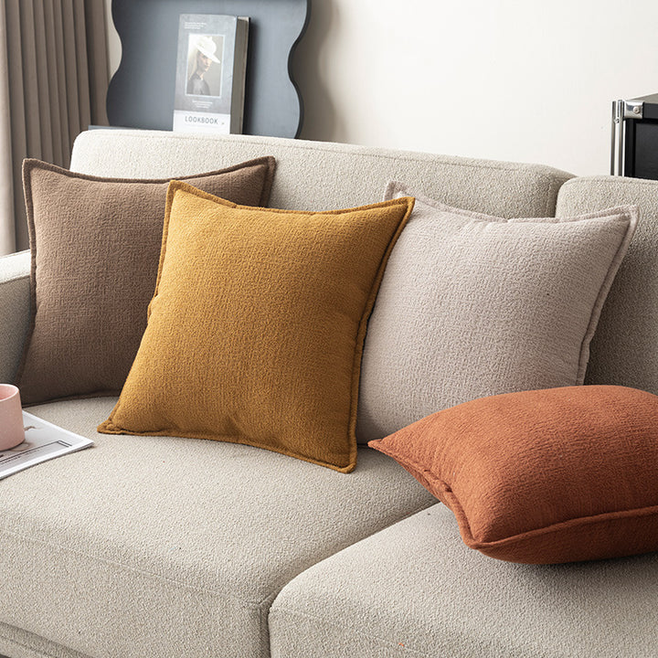 Textured Crocheted Decorative Cushion
