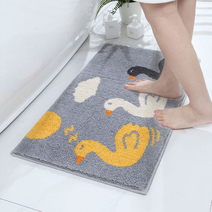 Decorative Plush Bathroom Rug Kalsten