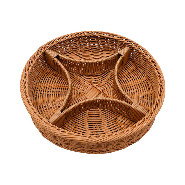 Multi-Compartment Woven Organizer Tray Kalsten