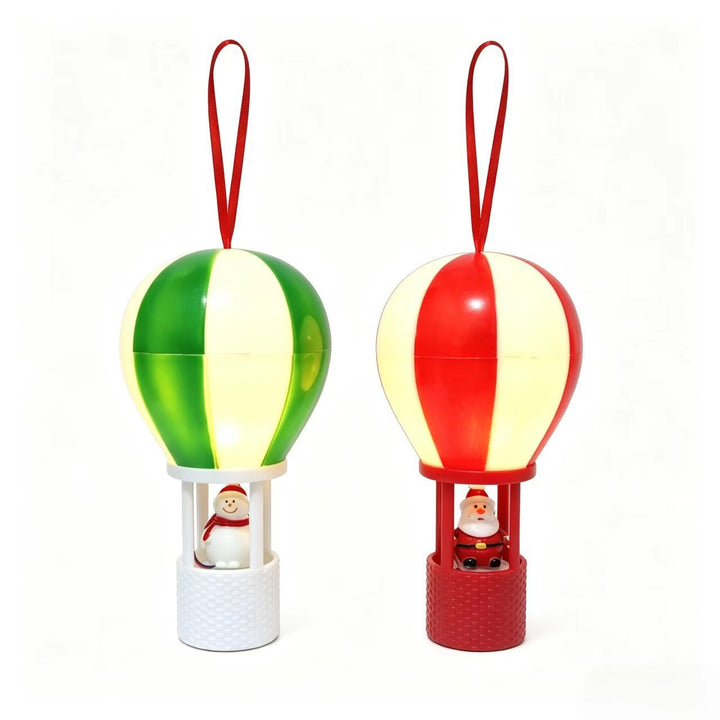Santa Claus decoration figure in hot air balloon Kalsten