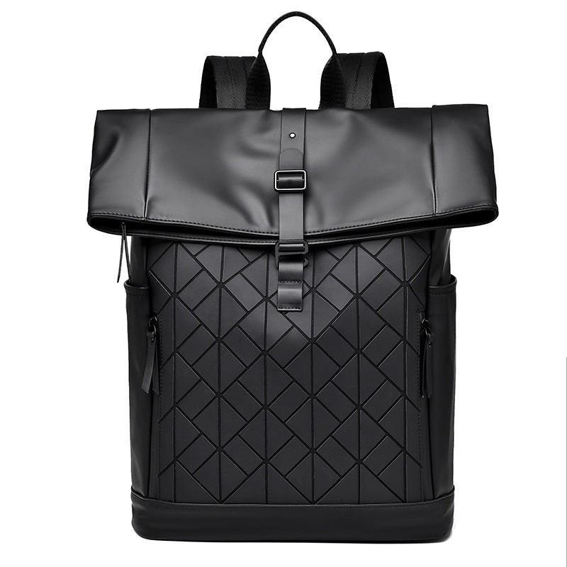 Stylish Geometric Patterned Backpack Kalsten