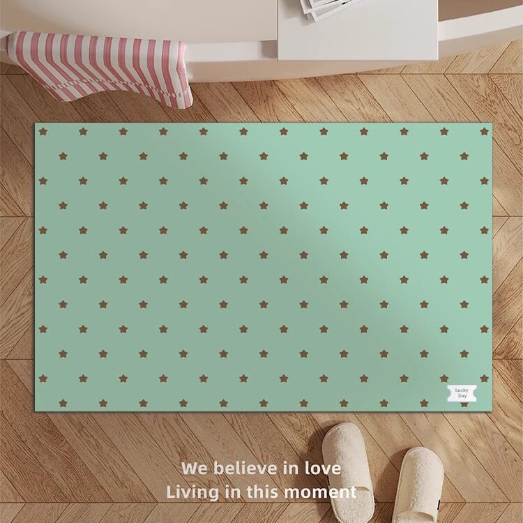 Decorative Star-patterned Bath Mat Kalsten