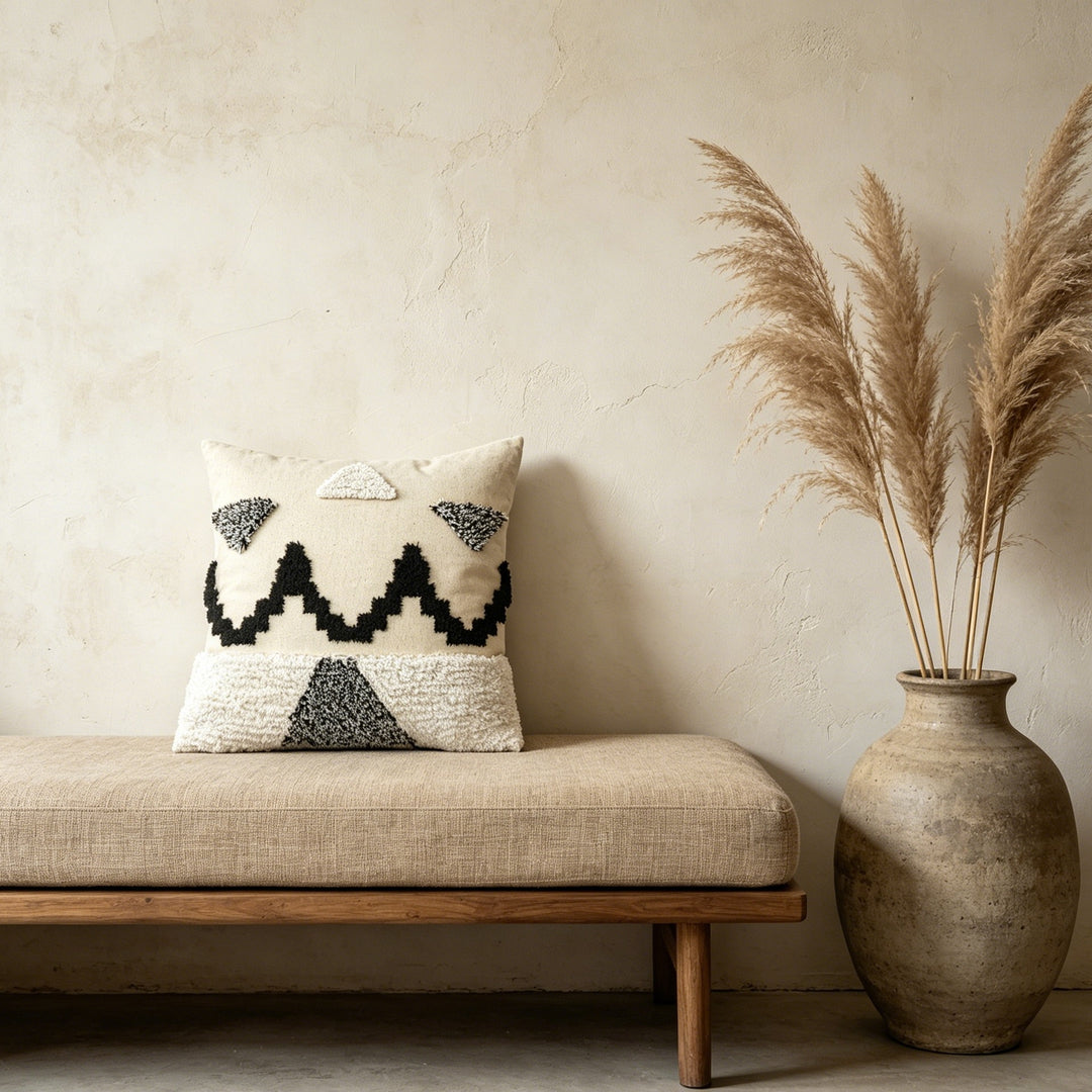 Artistic Geometric Cushion