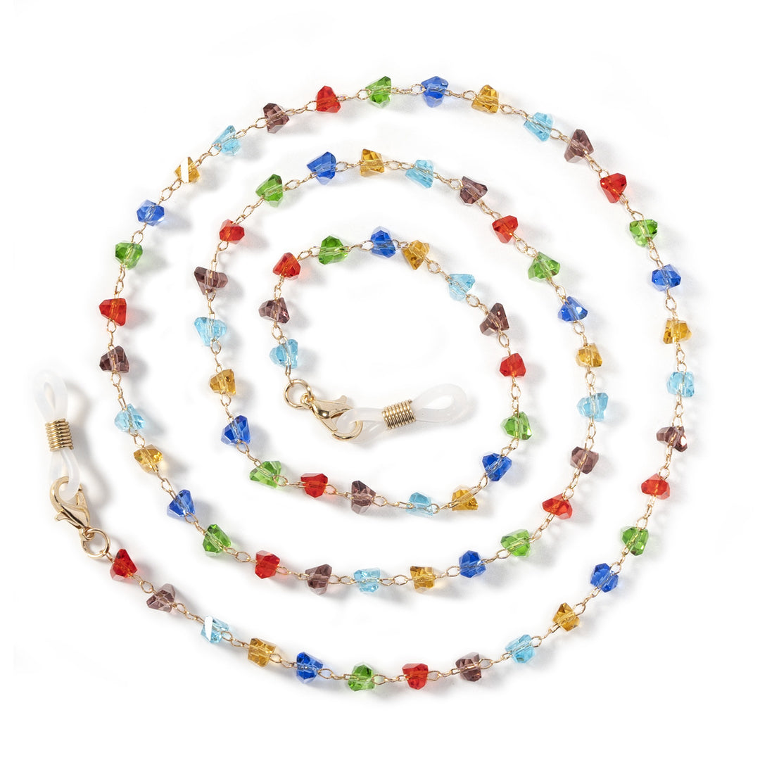 Chic Gemstone-Style Eyewear Chain Kalsten