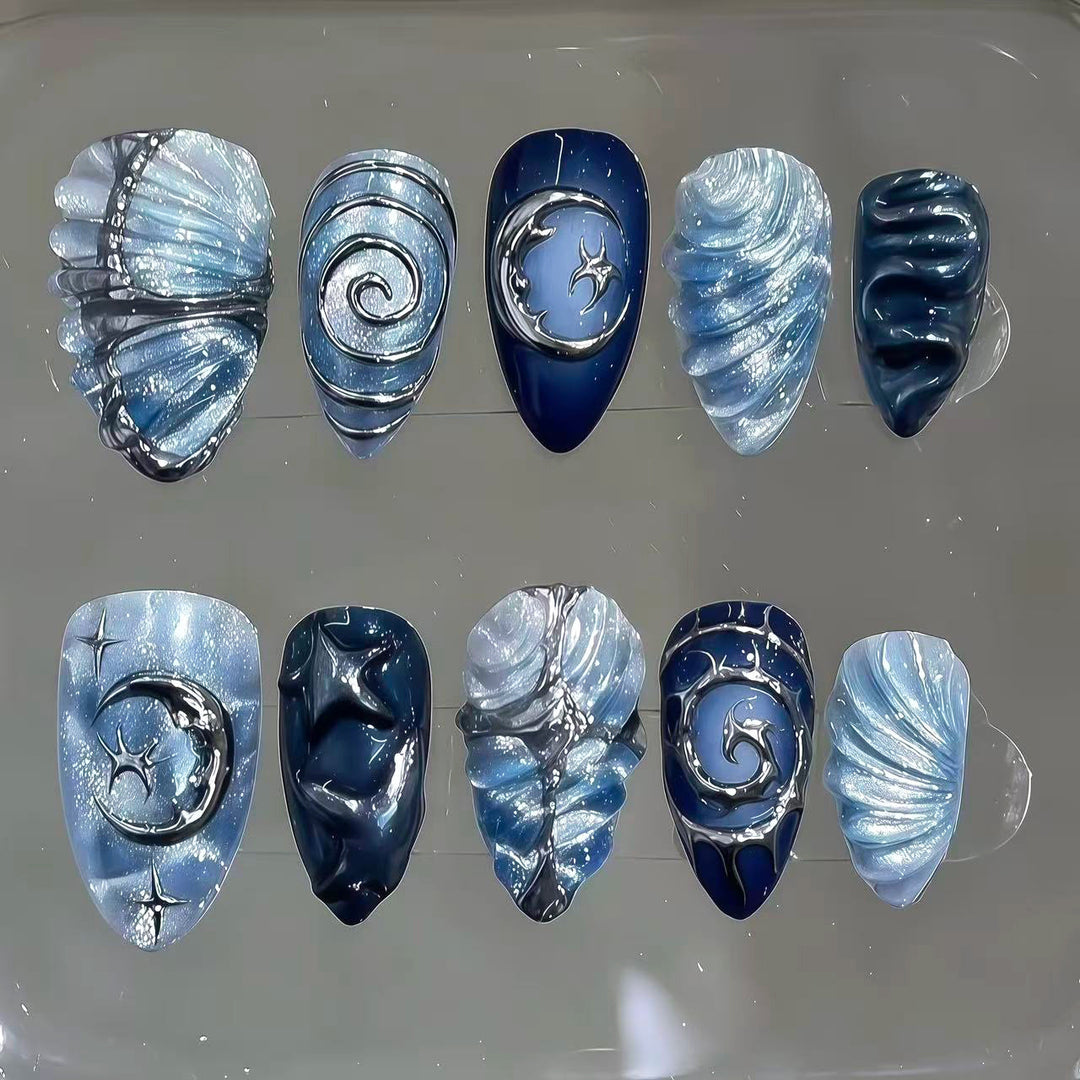 Premium Decorated Nail Art Tips Kalsten
