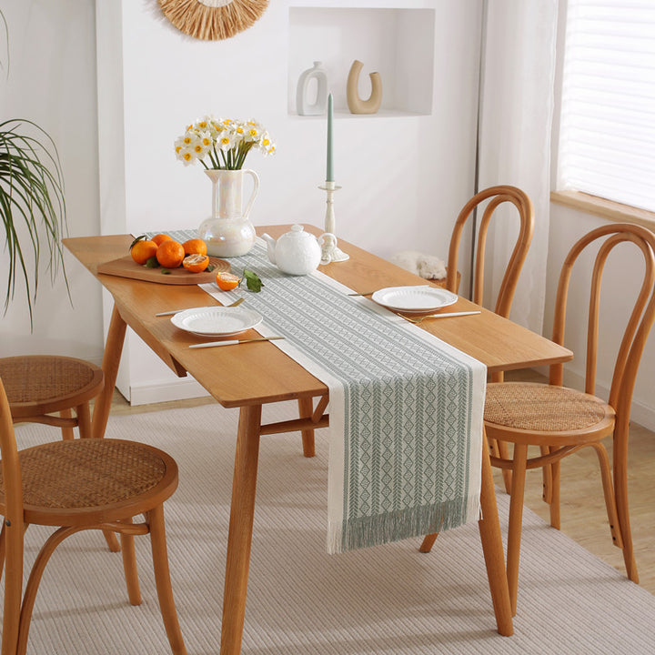Elegant Geometric Table Runner
