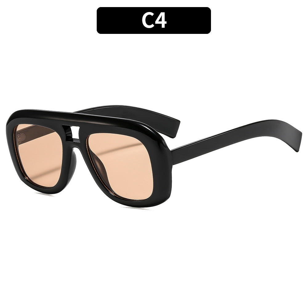 Modern Oversized Square Sunglasses