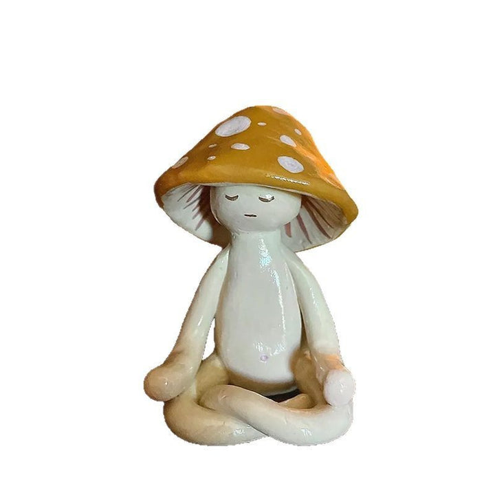 Decorative figure of a meditating mushroom Kalsten