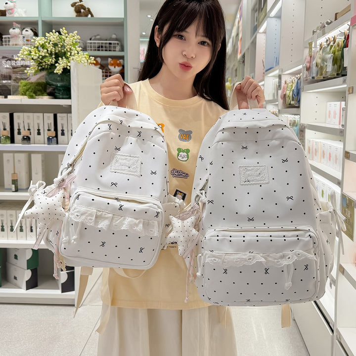 Adorable Polka Dot Backpack Kalsten