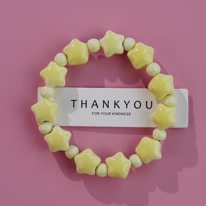 Heart-Shaped Beaded Bracelet Kalsten