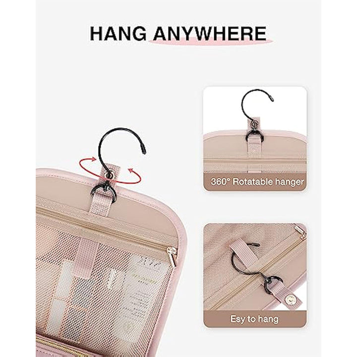 Elegant Cosmetic Organizer Bag with Inserted Compartment System Kalsten