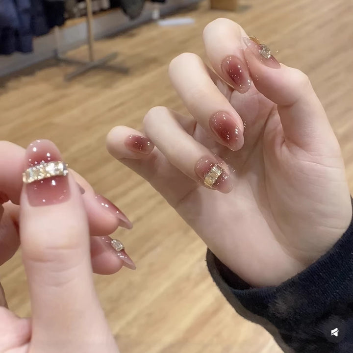 Luxury Decorative Press-On Nail Set Kalsten