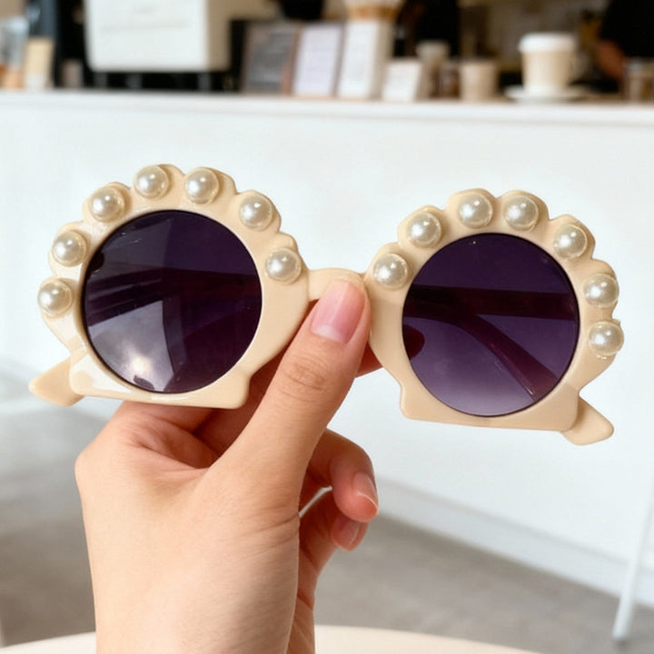 Pearl-Accented Vintage Inspired Sunglasses Kalsten
