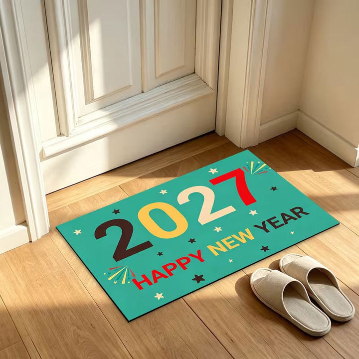 New Year Celebration Welcome Mat Kalsten