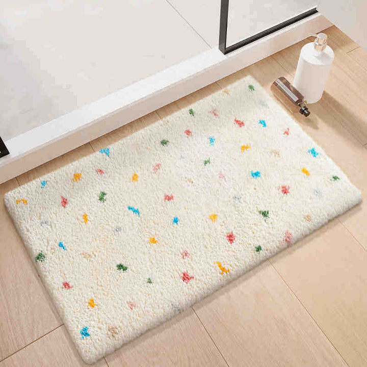 Cozy Heart-Shaped Bath Mat Kalsten