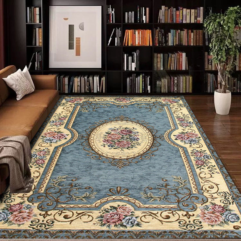 Vintage Floral Design Area Rug