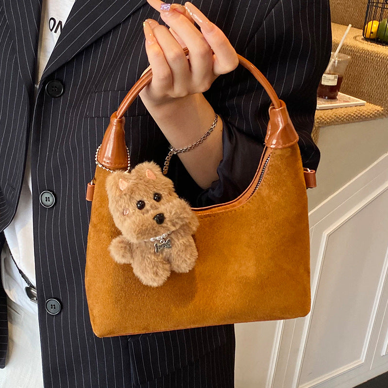 Elegant Plush Handbag