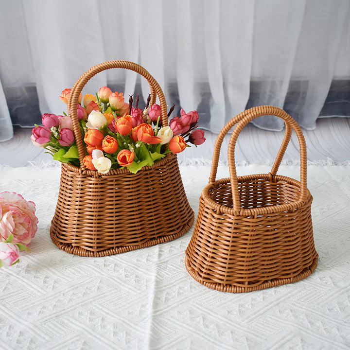 Handcrafted Natural Woven Storage Baskets Kalsten