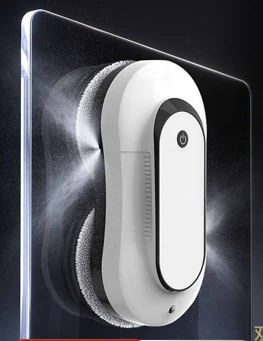 Ultrasonic Mist Automatic Window Cleaning Robot with Remote Control UPS Safety and Thin Profile Kalsten