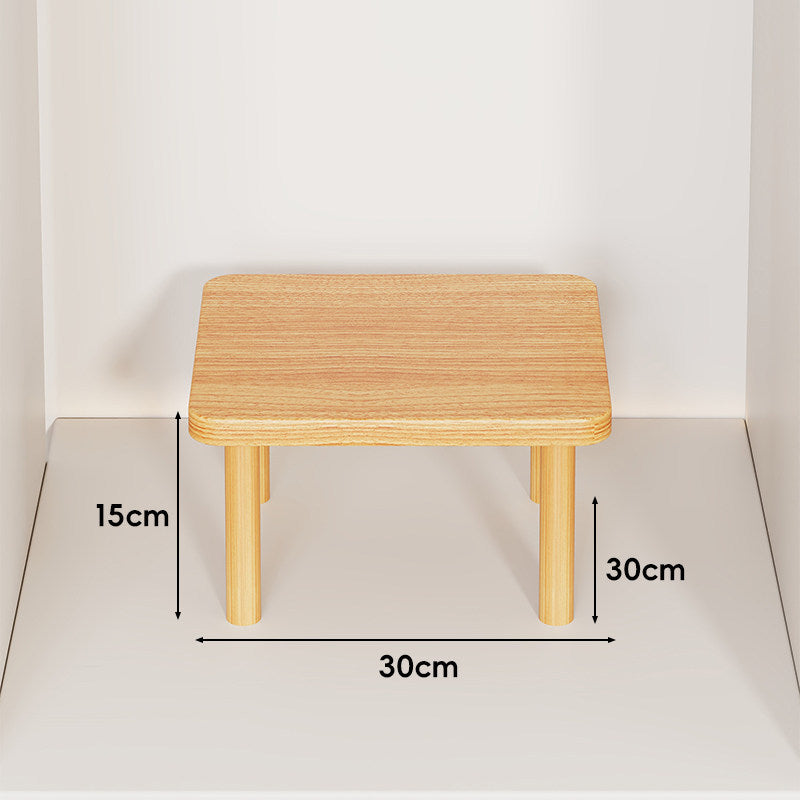 Adjustable Multi-Height Wooden Monitor Riser and Desktop Shelf