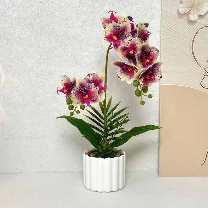 Lifelike Orchid Home Decor for Indoor Display