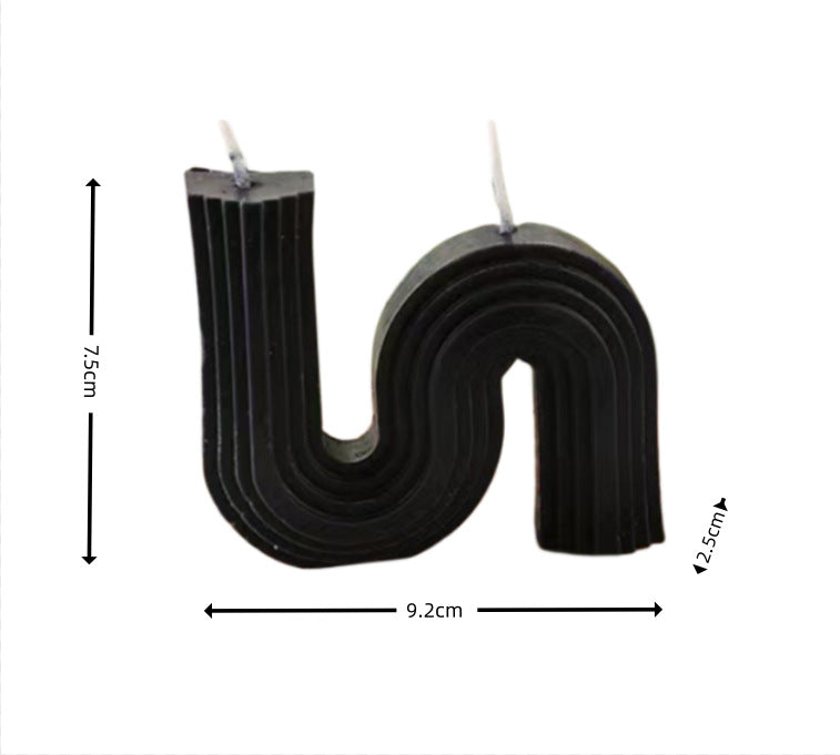 Vertical-Fluted Square Sculptural Pillar Candle