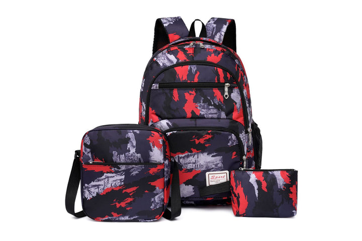 School backpack with multiple compartments and matching accessories Kalsten