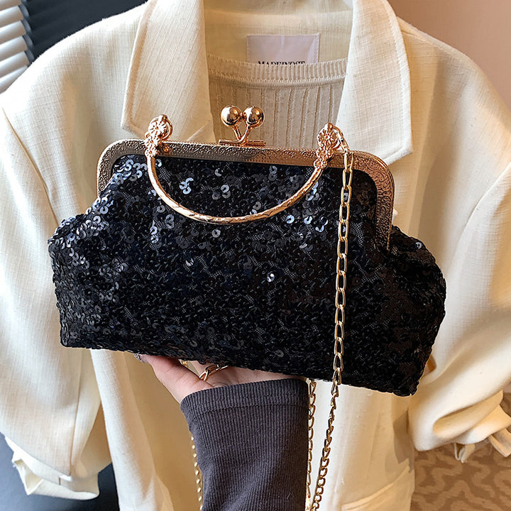 Elegant Sequined Evening Clutch