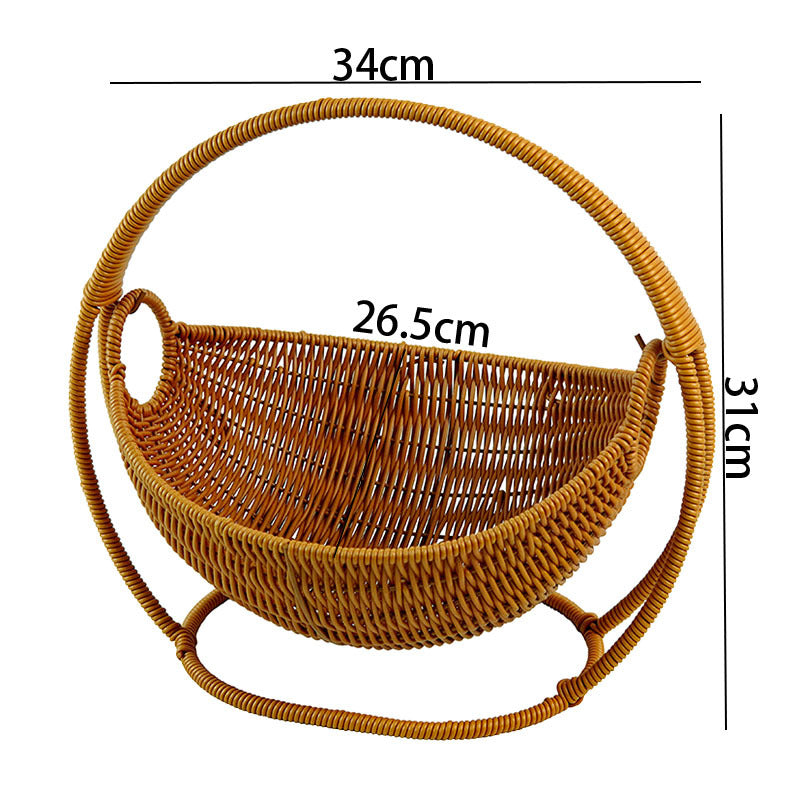 Decorative Wicker Storage Basket Kalsten