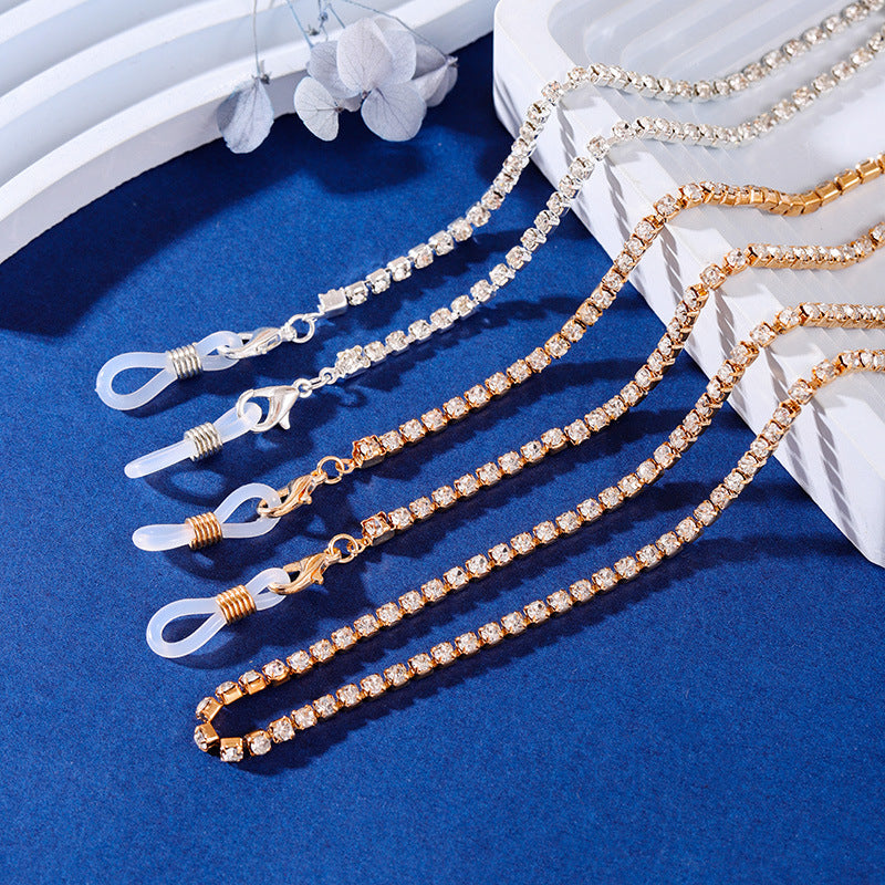 Rhinestone Eyewear Retainer Chain Kalsten