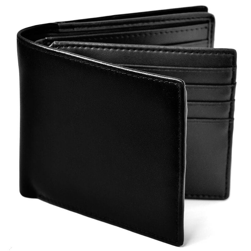 Dual-Tone Leather Bi-Fold Wallet Kalsten
