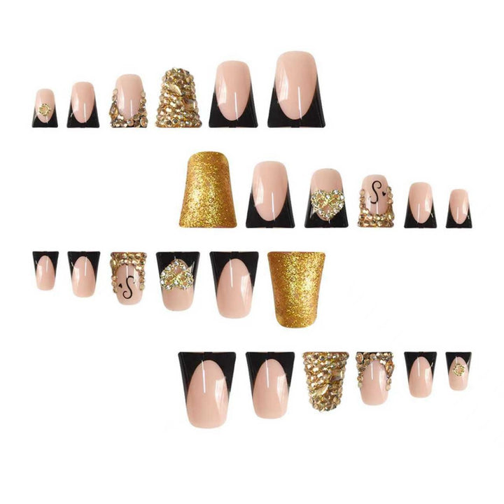 Luxury Rhinestone Nail Enhancements Kalsten