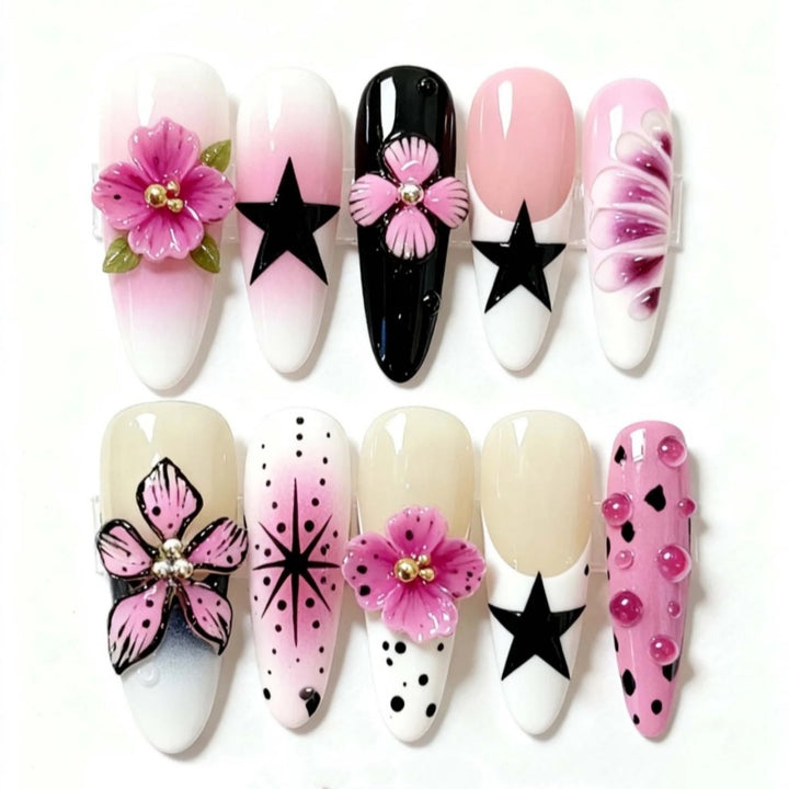 Decorative Press-On Nail Collection Kalsten