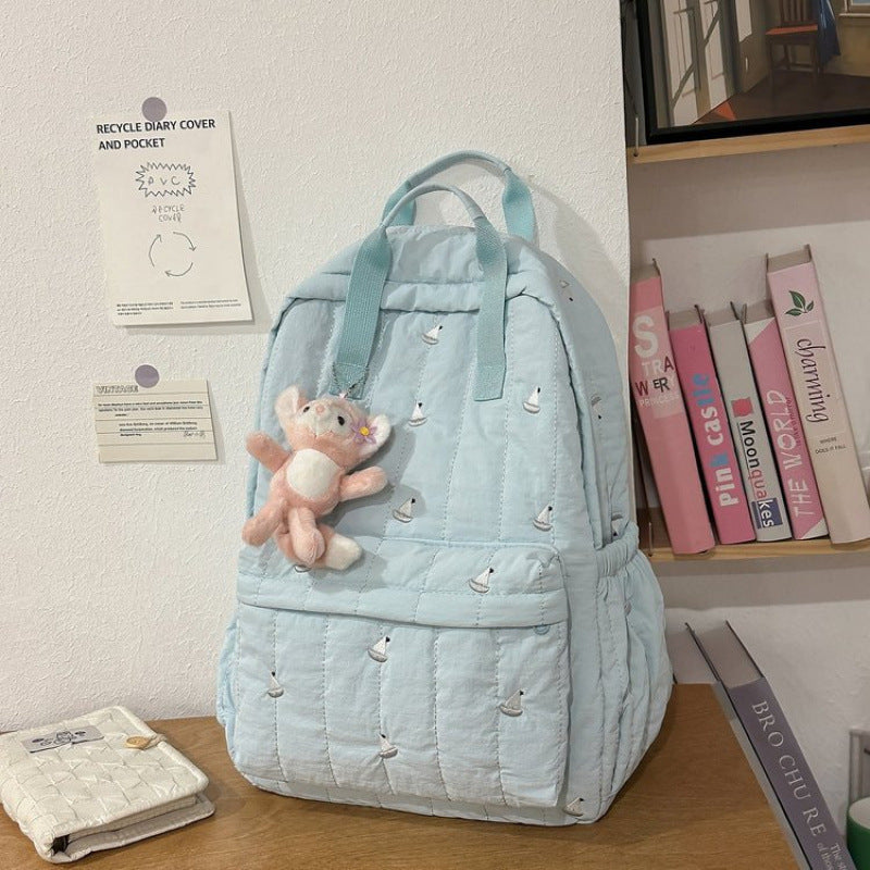 Quilted Travel Backpack