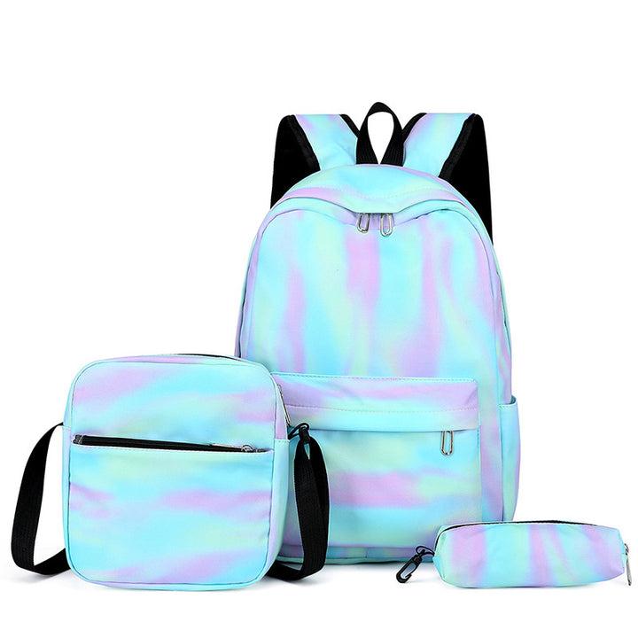 Stylish backpack with matching crossbody bag and pencil case Kalsten