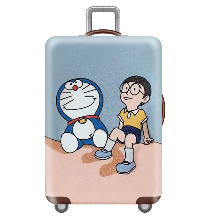 Unisex children's suitcase with reinforced hard shell, telescopic handle and Kuromi motif Kalsten