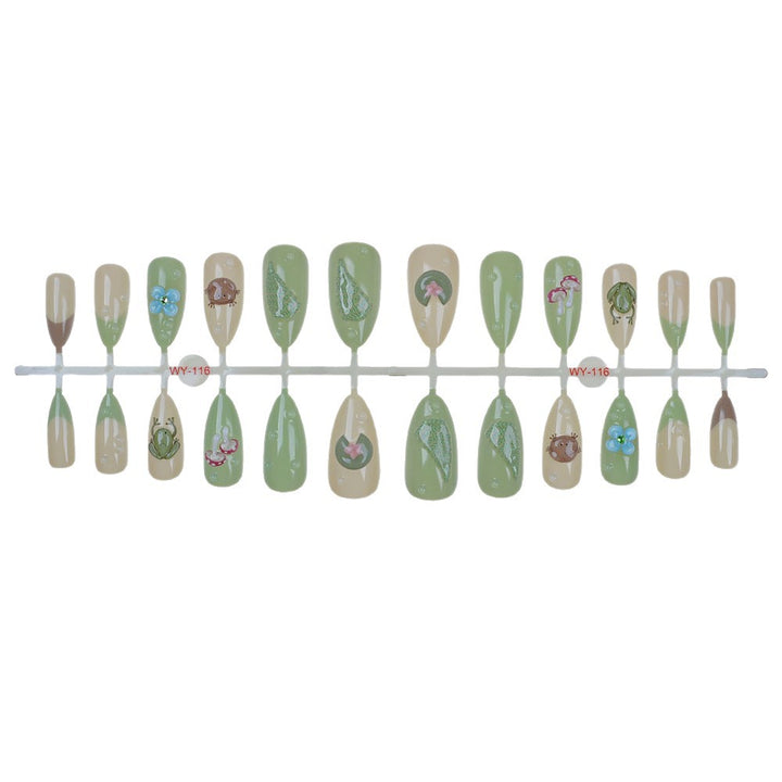 Nature-Themed Artistic Press-On Nails Kalsten