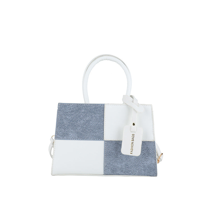 Geometric Patterned Handheld Tote Bag Kalsten