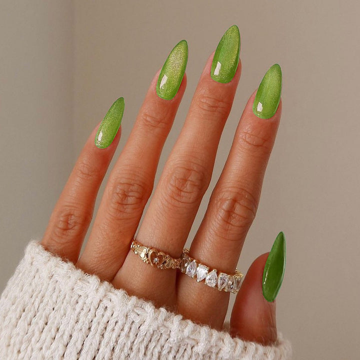 Glossy Gel Press-On Nail Set Kalsten